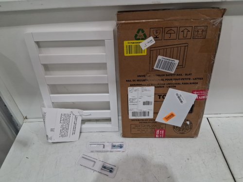 Storkcraft Universal Toddler Slat Safety Rail For Turning Select Storkcraft/Graco Cribs - 18.5" x 12.28" - White (Model: 01350-301-TS) image 2