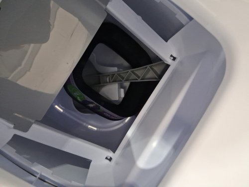 litter genie style cat litter odor control disposal system pail - 18.1" - white (model: ‎I000710) image 4