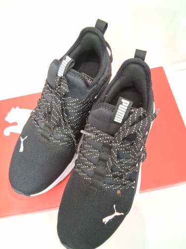 women's puma running shoes - size 8 - black (style: 9556608/314317-01) image 3