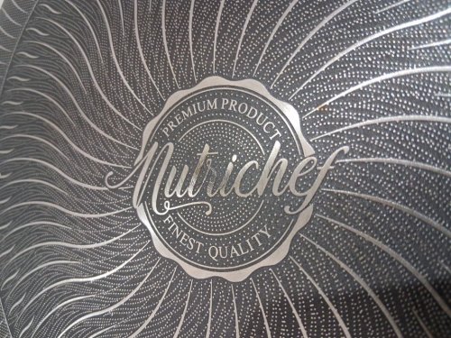 2pc NutriChef Non Stick Stainless Steel Frying Pan - 10" - SILVER image 5
