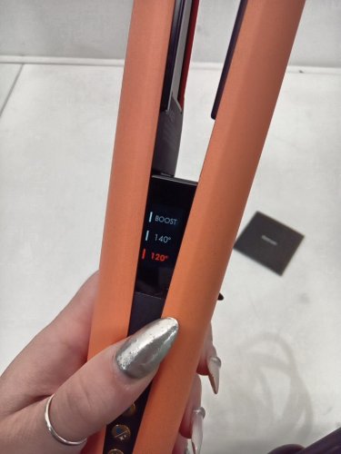 dyson airstrait wet to dry hair straightener - LIMITED EDITION APRICOT/ TOPAZ  (model: ht01) image 10