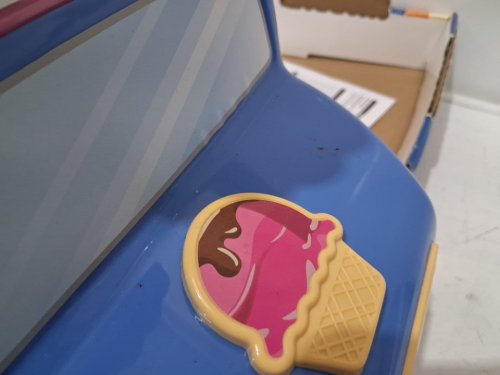 Kids Waddle Ride on Ice Cream Truck Playset - Ages 1-3 - Multicoloured (Model: WD23004FT) image 4