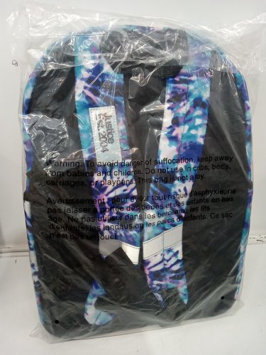 Justice Girl's "Est. 2004 Exclusive" Backpack - Blue Tie Dye image 3