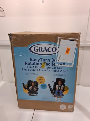GRACO EASYTURN 360 2-IN-1 CONVERTIBLE CAR SEAT - CYRAN BLACK/GREY (MODEL: 2227897) image 2