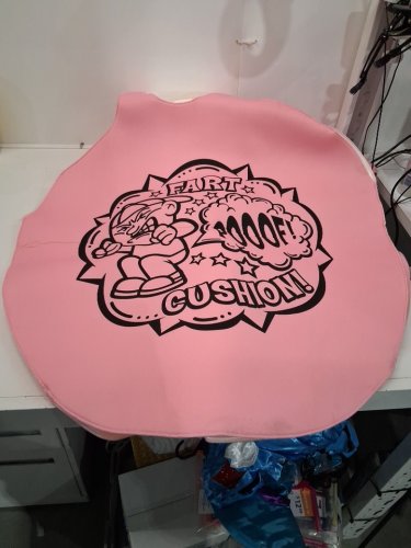 BOYS RUBIES WHOOPEE CUSHION COSTUME - OSFM - PINK (STYLE: F76332) image 2