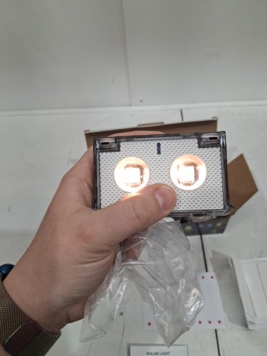 8PK LED Solar FENCE LIGHTS - BLACK/RGB (MODEL: HSG-1836) image 4