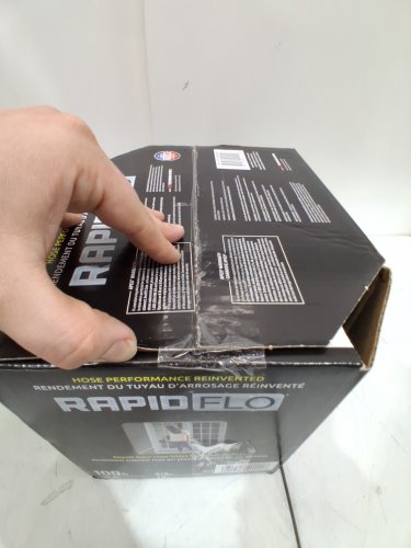 RAPID FLO COMPACT KINK RESISTANT GARDEN HOSE - 100FT - 5/8" - BLACK (MODEL: 1845730) image 4