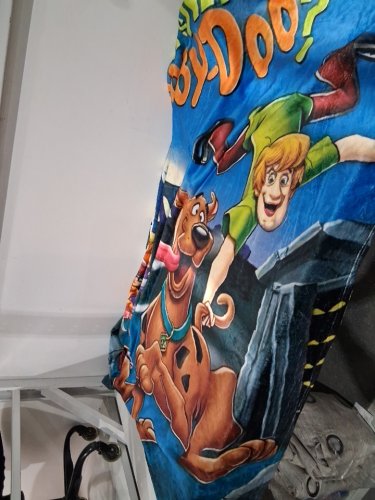 Scooby-Doo and Shaggy Rogers fleece throw blanket -60" x 50" -multicolor image 2