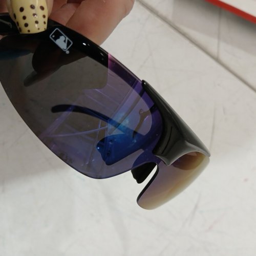FRANKLIN FLIP-UP BASEBALL/SOFTBALL SUNGLASSES - BLACK/BLUE LENS image 4