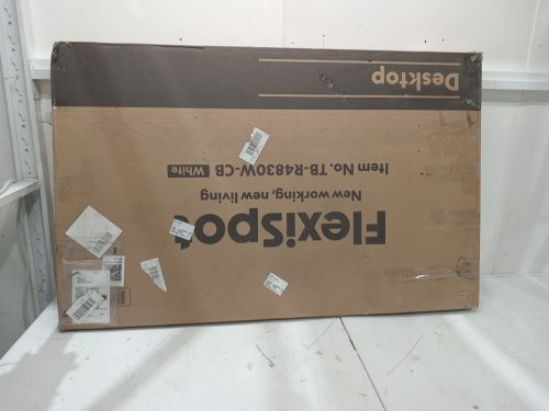 Flexispot Rectangular seamless standing Desktop - 48" x 30" x 1" - White (Model: TB-R4830W-CB/6152337) image 2