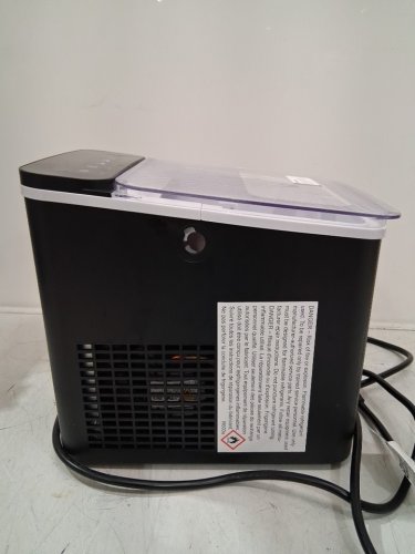 EUHOMY COUNTERTOP ICE MAKER WITH ICE SCOOP AND BASKET - MAKES 26.5LB / DAY - BLACK (MODEL: IM021-B1) image 9