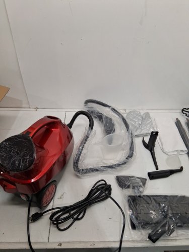 COSTWAY Heavy Duty Multi-Purpose Steam Cleaner Mop With Detachable Handheld - 2000W - RED AND BLACK - (MODEL: EP24434US-RE) image 4