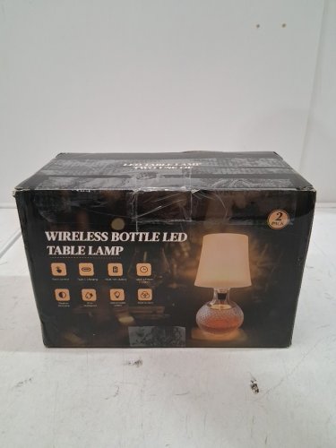 2PK RECHARGEABLE DIMMABLE LED TOUCH TABLE LAMPS - 3000-6000K - WHITE/BLACK (MODEL: qf-240f) image 4