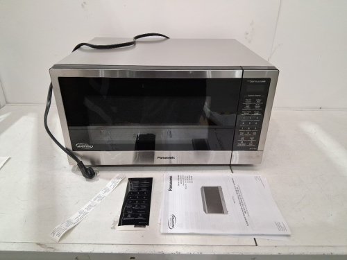 panasonic counter top microwave oven with cyclonic inverter - 44L - 1200W - stainless steel (model: nn-st77ls) image 2