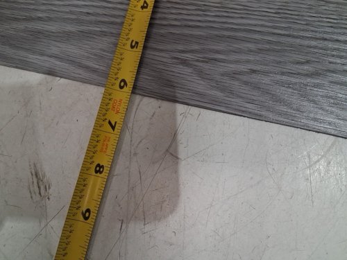 36pk hilarious Peel and Stick Floor Tiles Self-Adhesive Vinyl Flooring -36" x 6"/54.6sq.ft - grey (model: Fca-White-002) image 5