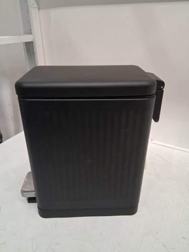 SONGMICS Bathroom pedal Trash Can with lid - 10L - ink black (model: ltb562b01) image 4