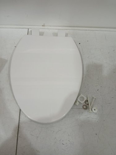 Garvee Soft Close Hinge Non-Slip Elongated Toilet Seat - 18.2" - white (model: ph0-16exda3y) image 3