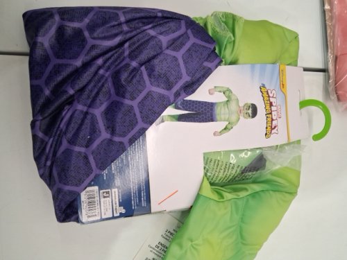 2PC TODDLER JAZWARES COSTUME PLAY SPIDEY AND HIS FRIENDS HULK COSTUME - 2T - GREEN/PURPLE/BLACK image 3