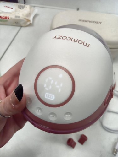 MOMCOZY MOBILE STYLE M6 HANDS-FREE SLIM DOUBLE BREAST PUMP - COZY RED (MODEL: BP311) image 6