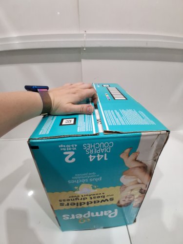 144PK PAMPERS SWADDLERS DISPOSABLE DIAPERS - SIZE 2 (10LBS -22LBS) image 4