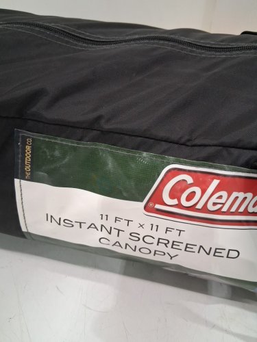 COLEMAN SCREENED CANOPY TENT WITH INSTANT SETUP - 11FT x 11FT - BACK HOME SCREENHOUSE SETS UP IN 60 SECONDS - GREY (Model: 2000036712) image 3