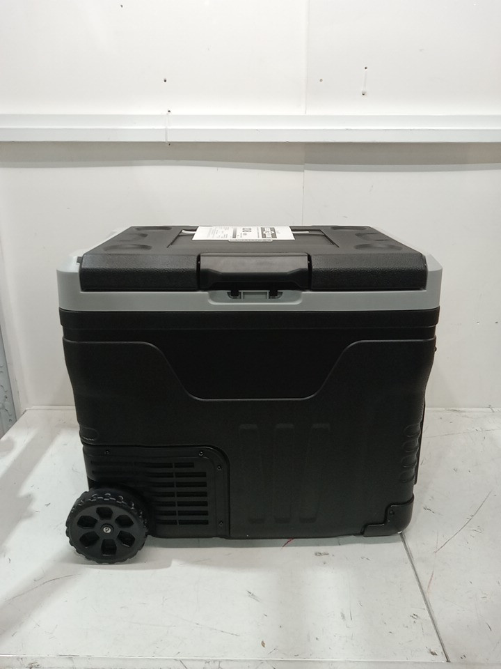 EUHOMY Dual Zone Portable Car Fridge Freezer  LED Digital Display and built-in wheels and handles - 50l  - 100v - Black / Grey (Model:CF003-50BL-CAEH) image 3
