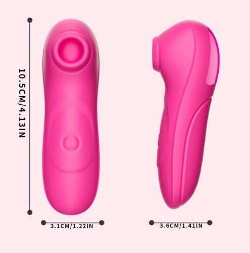 adult sex toy wand  for clitoral and g spot stimulation -  10 patting modes - hot pink image 2