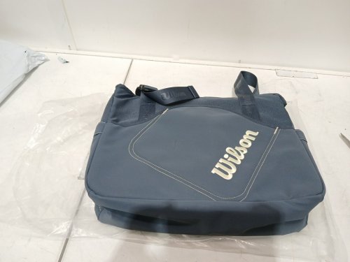 wilson pickleball lifestyle tote bag - blue/grey image 3