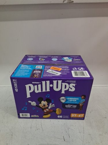 66PK HUGGIES PULL-UPS DISPOSABLE TRAINING PANTS - SIZE 3T-4T - DISNEY MICKEY MOUSE image 2
