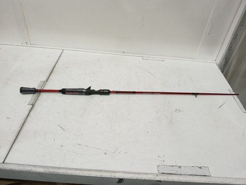 ugly stik carbon casting fishing rod handle - 40" - red/black (model: uscbca662m) image 2