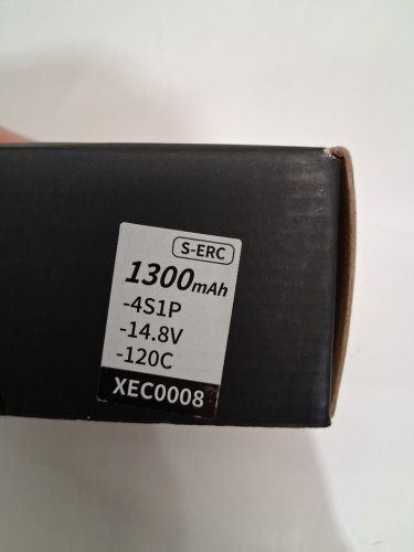 sunpadow high quality  S-ERC RTR FPV Batteries - 1300mAh - 14.8V - 120C -red/black- (model: XEC0008) image 3