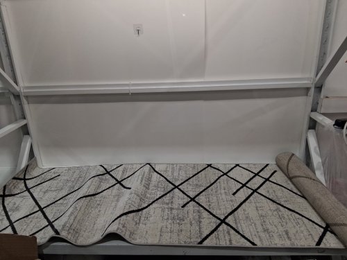 ECARPET Aqua Damali collection Area rug - 2ft 6" x 8ft - grey/black - (model:10353) image 4