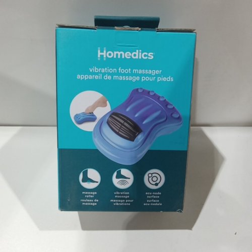 homedics VIBRATION FOOT roller & MASSAGER - blue (model: NOV-F150B-CA) image 3