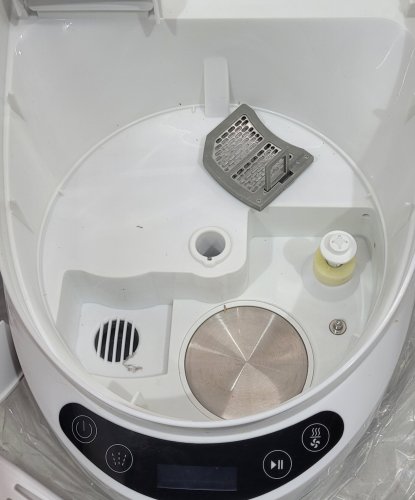 BABYBREZZA BOTTLE WASHER PRO 3-IN-1 WASHER/STERILIZER/DRYER - HOLDS 4 BOTTLES - BLACK/WHITE (MODEL: BRZ0103) image 6