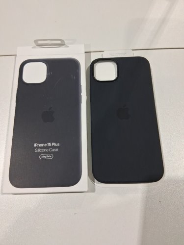 Apple Silicone MagSafe Case for iPhone 15 Plus - Black (model: A3124) image 2