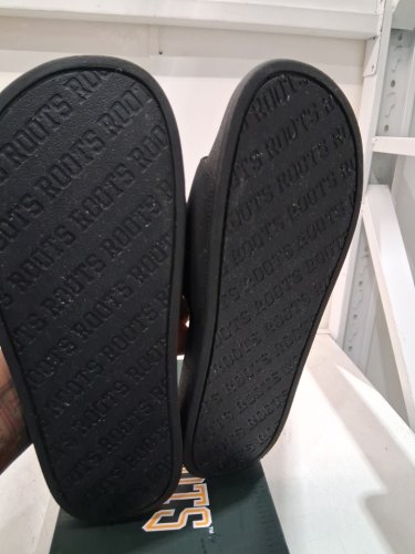 Men's Roots slide on outdoor sandals - size 9 - black (style: 8869009) image 3