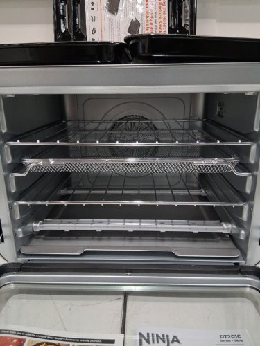NINJA FOODI countertop 10-IN-1 XL PRO AIR FRY OVEN - 1800W - SILVER/BLACK (MODEL: DT201CLP3) image 4
