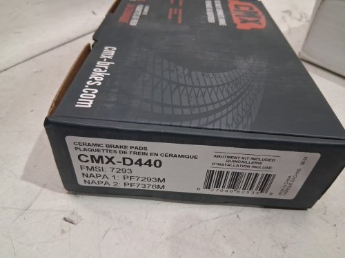 CMX Front Disc Brake Rotors And Ceramic Pads REPLACEMENT Kit - FIT FOR HYUNDAI ACCENT 2006 (MODEL:8-9748) image 5
