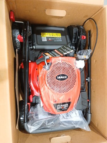 PowerSmart EasyCut 4-Stroke Height Adjustable Gas Lawn Mower - 18" - 144CC - Red image 4