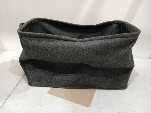 Maurice Collapsible Felt bag with handles - 19" x 12" x 13" - Grey image 2