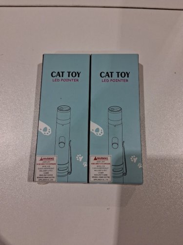 TBTEEK Finger Rotatable CAT TOY AND LED POINTER WITH 3 Modes AND 5 Fun Patterns - BLUE image 2