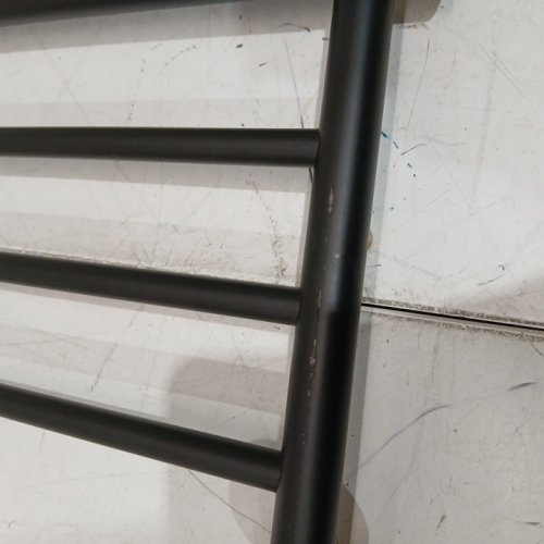 Dual Tier bathroom Towel Rack - 20" x 12" - black/gold image 3