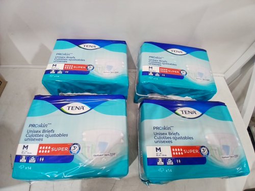 56pk UNISEX Tena PROSKIN Incontinence BRIEFS with Ultimate Absorbency - Medium SIZE (model: 054385) image 4