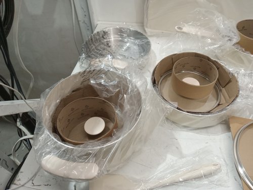 16PC greenpan rio advanced ceramic nonstick cookware set - cream image 5