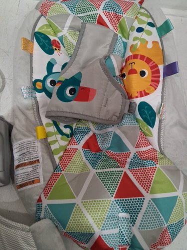BRIGHT STARTS BABY BOUNCER WITH SOOTHING VIBRATION AND MUSIC - TOUCAN TANGO (MODEL: 10589) image 4