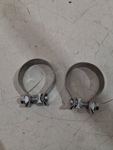 TIROL 304 Stainless Steel   Narrow Band Muffler band Clamp - 3" - silver (model: 	EC234) image 3