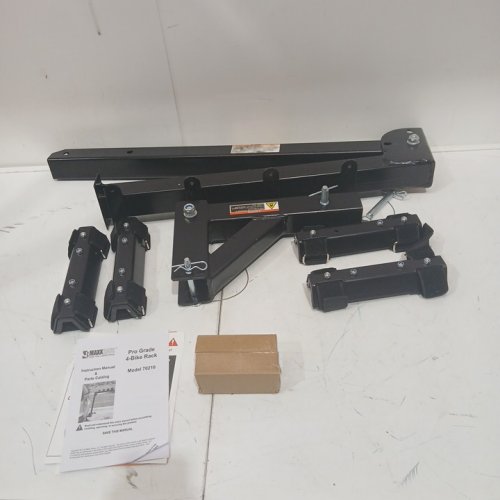 MAXXHAUL PRO-GRADE DELUXE HITCH MOUNT RACK 4-BIKES - 150LB MAX - BLACK (MODEL: 70210) image 3