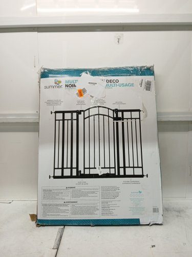 Summer Infant Multi-Use Decorative Extra Tall Safety Pet and Baby Gate - 28.5'-48' x 36'' - brown (model: ‎07600CZ) image 2