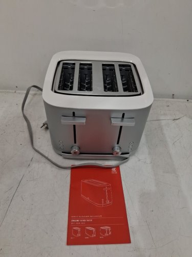 ZWILLING ENFINIGY EXTRA WIDE SLOT 7 SETTING TOASTER - 4 SLOTS - SILVER (MODEL: 53102-300) image 3