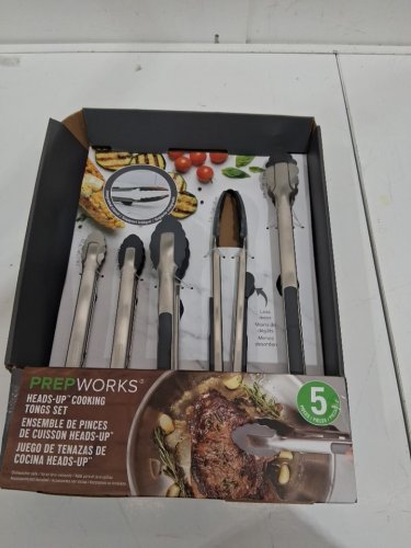 5pc Progressive Prepworks dishwasher safe Tong Set - (MODEL:1901786) image 3